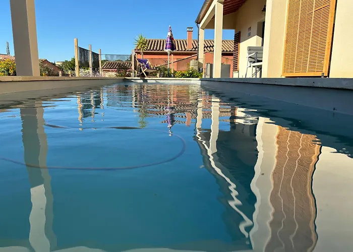 Agave Piscine Villa Leucate